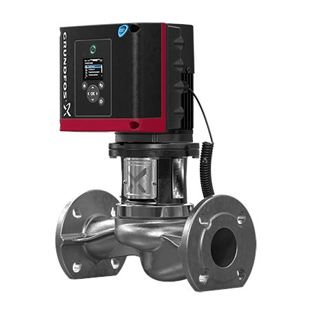 Одноступенчатый вертикальный центробежный насос «ин-лайн» Grundfos TPE3 65-60-S A-F-I-BQQE артикул 98416873 – фото внешнего вида