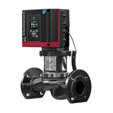 Одноступенчатый вертикальный центробежный насос «ин-лайн» Grundfos TPE3 65-80-S A-F-A-BQBE артикул 99272332 – фото внешнего вида